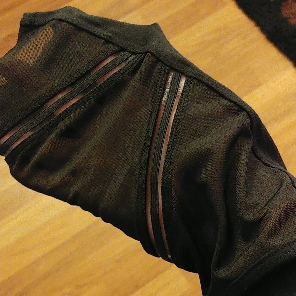 🌿 Penningtons Black Active Leggings | Mesh Detail | Yoga & Gym Style | Size XL - Picture 7 of 9